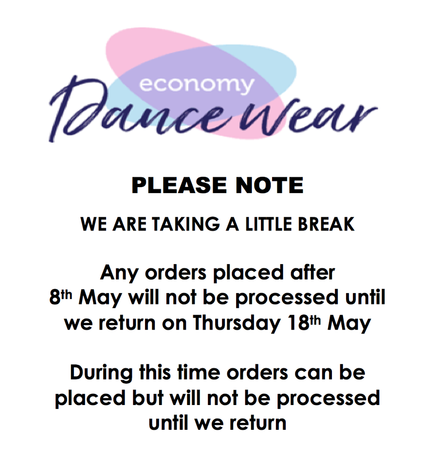 Size Chart Economy Dancewear